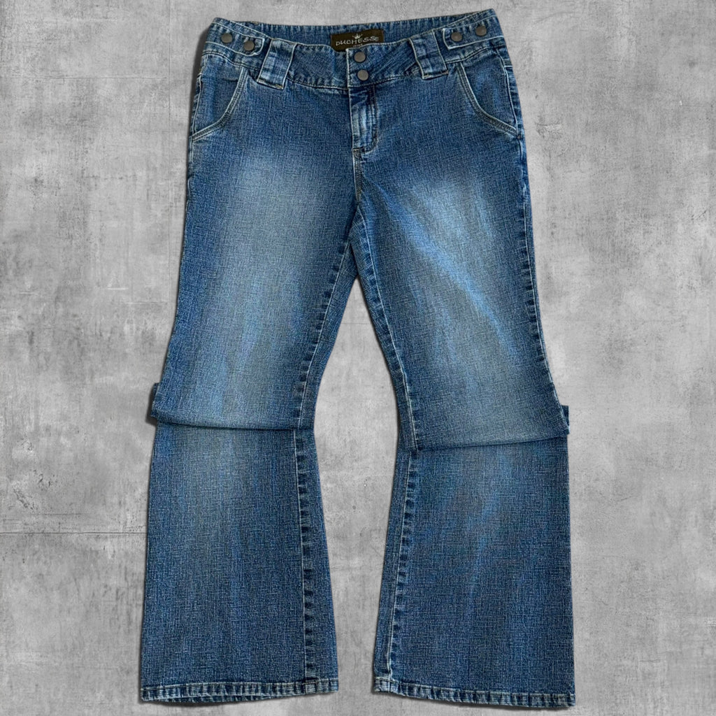 VINTAGE DUCHESSE MID RISE BLUE DENIM - 11X30