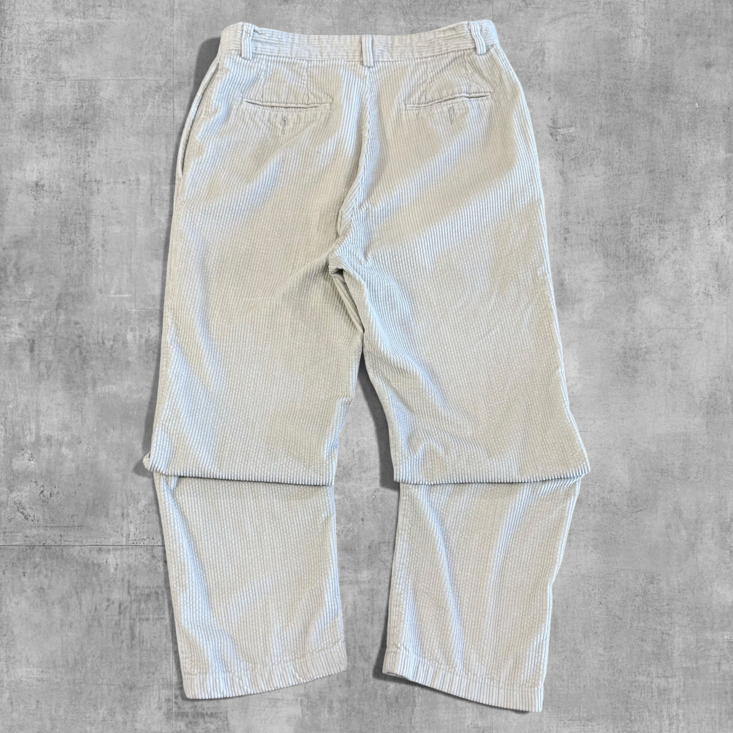 VINTAGE DKNY CREAM CORDUROY - 36X29