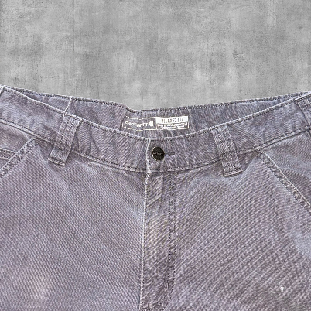CARHARTT GREY RELAXED FIT PANT - 34X32
