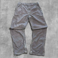 CARHARTT GREY DUNGAREE CARPENTER PANT - 32X34