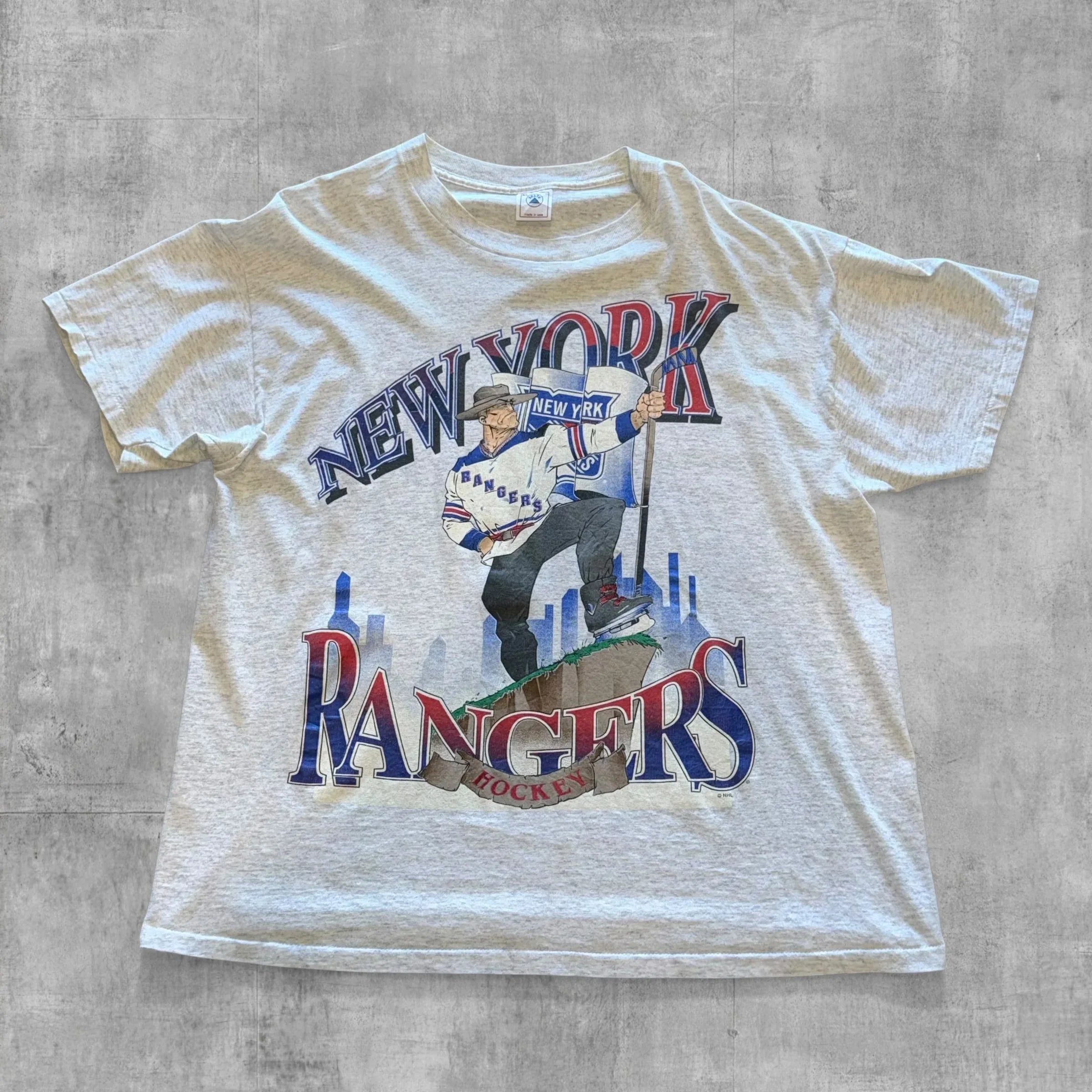 VINTAGE NEW YORK RANGERS NHL TEE - 1994 - Grandmaster Vintage