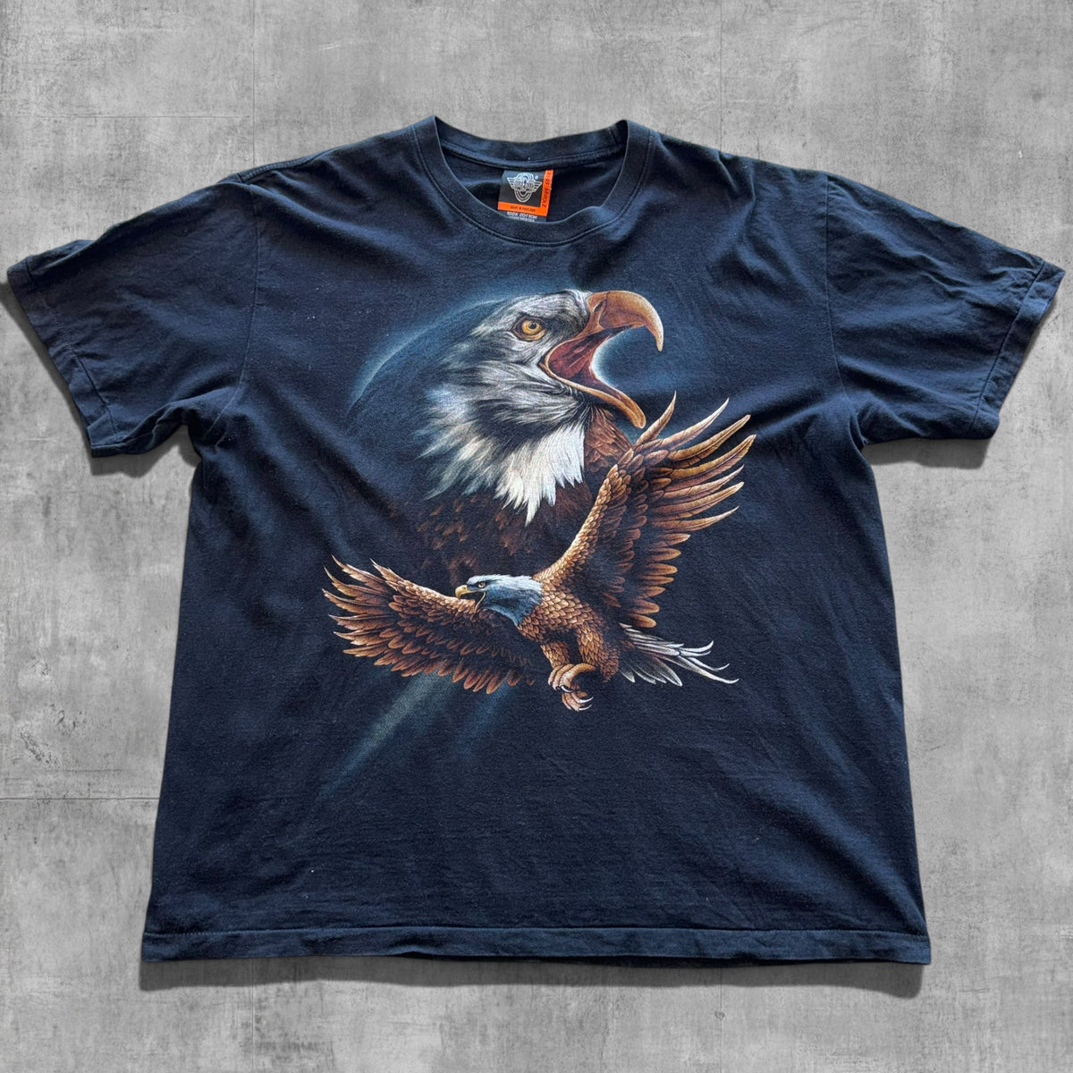 VINTAGE ROCK EAGLE TEE - 2XL