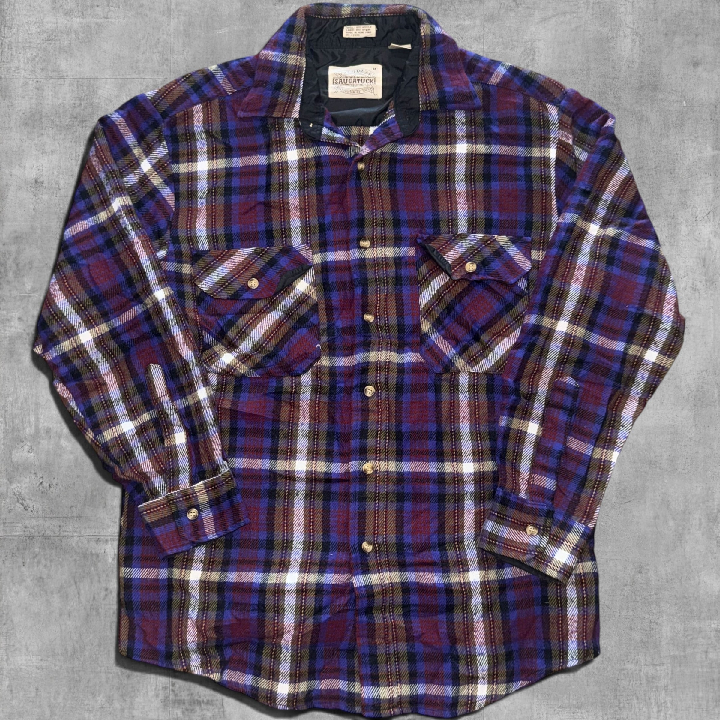 VINTAGE PURPLE FLANNO