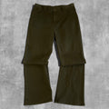 VINTAGE JONES NEW YORK RELAX FIT GREEN FLARES - 10X32