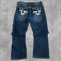 VINTAGE HYDRAULIC LOW RISE INDIGO DENIM - 8X30