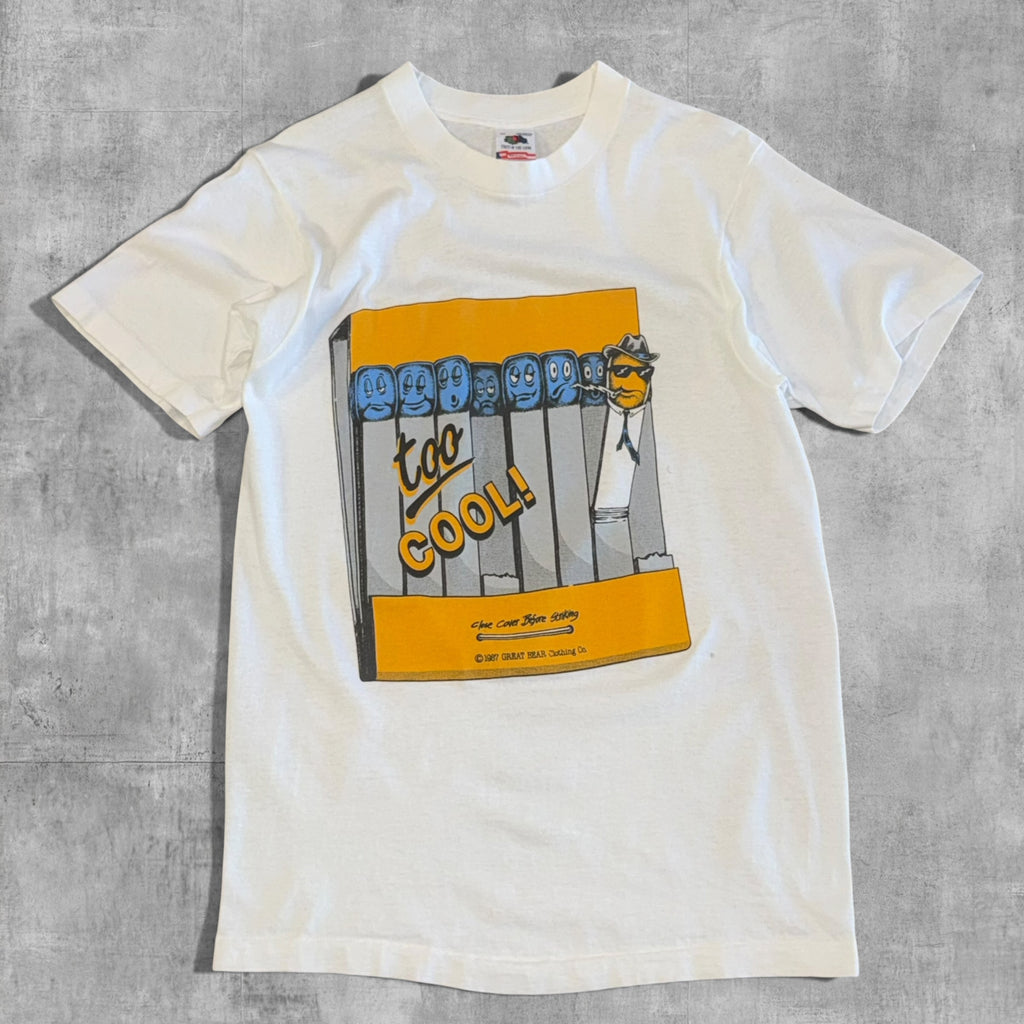 VINTAGE TOO COOL GREAT BEAR CO TEE - 1987 - M