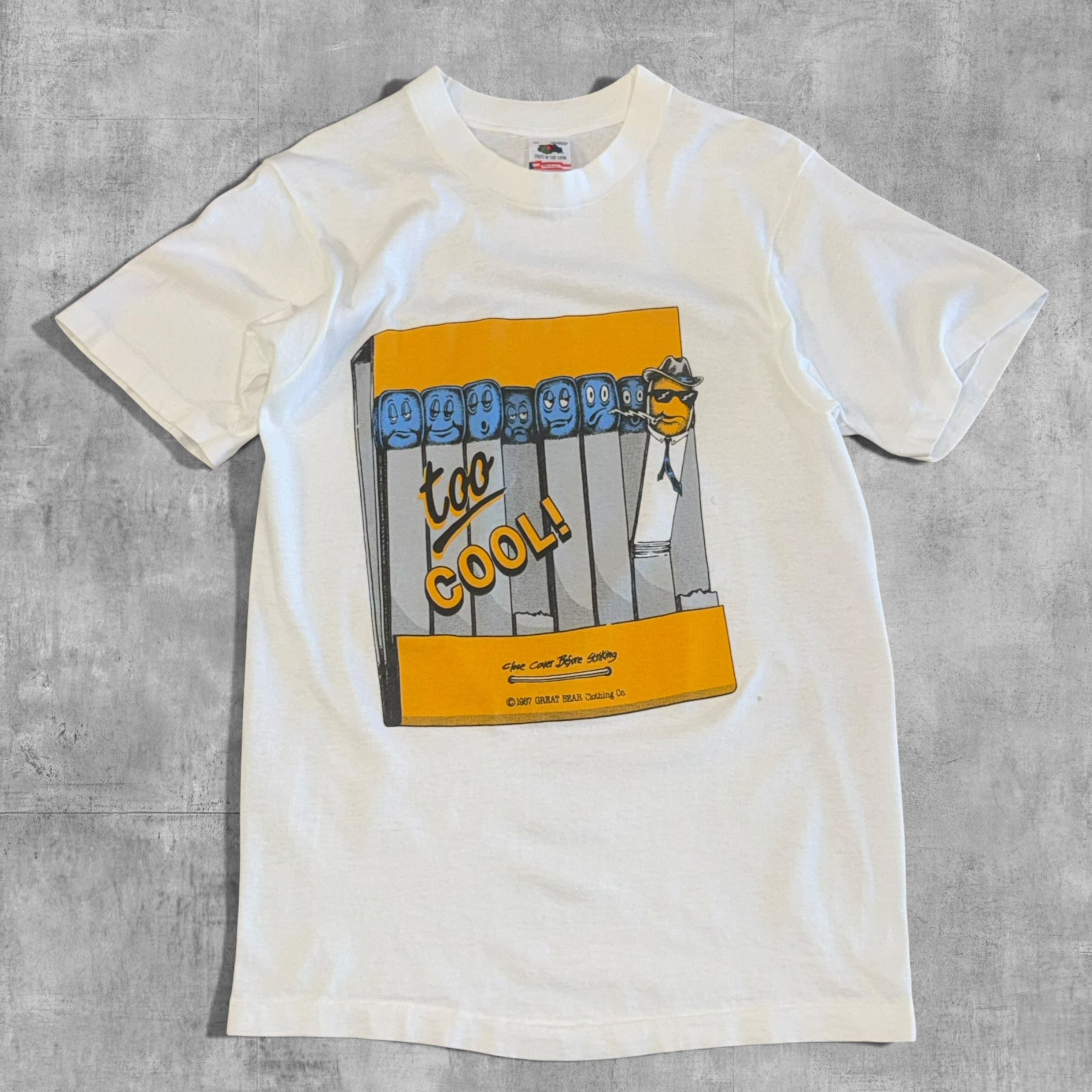 VINTAGE TOO COOL GREAT BEAR CO TEE - 1987 - M