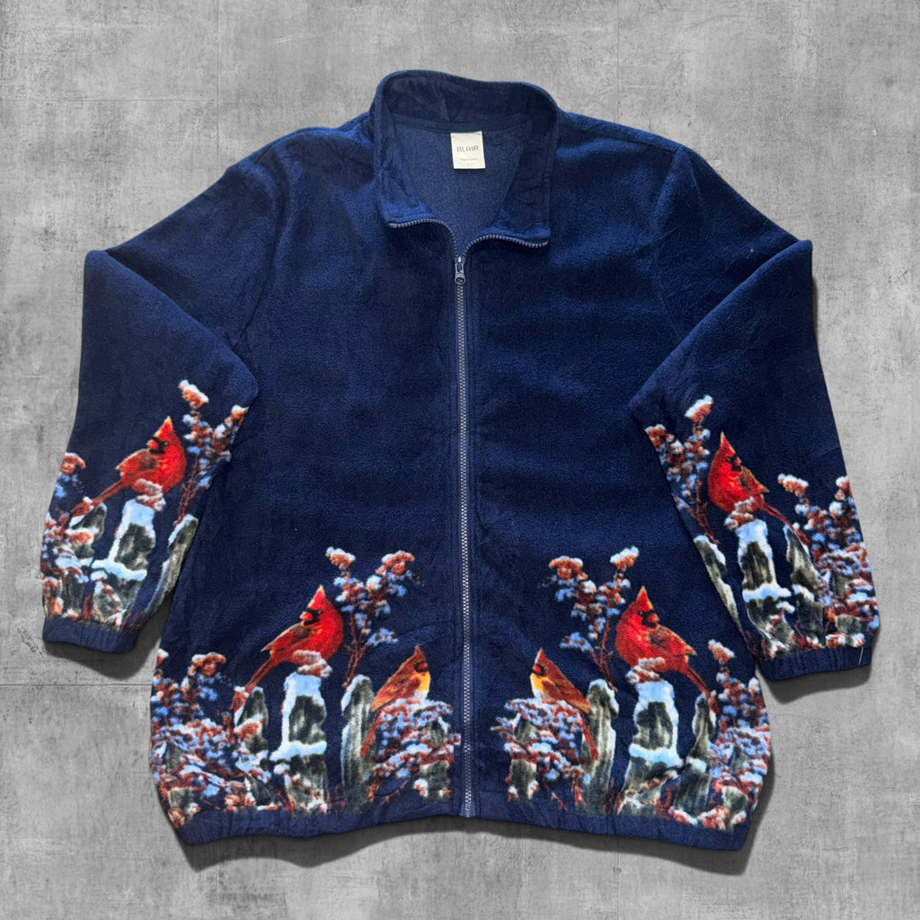 VINTAGE BLAIR RED CARDINAL FLEECE