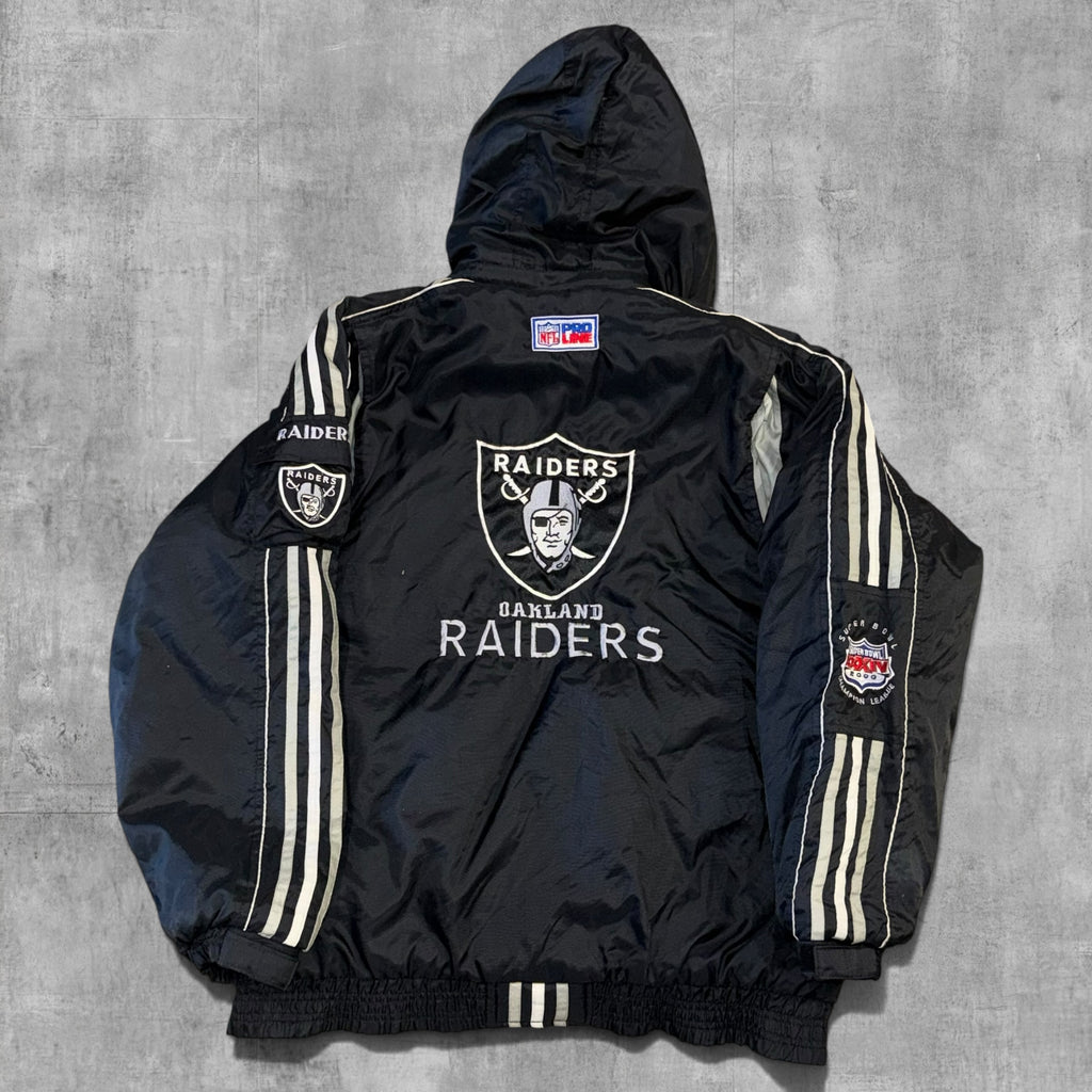 VINTAGE OAKLAND RAIDERS SUPERBOWL 34 STARTER PRO LINE- L