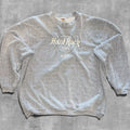 VINTAGE HARDROCK CAFE EMBROIDERED GREY SWEATSHIRT  - XL