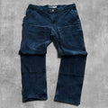 CARHARTT BLACK DOUBLE KNEE STRAIGHT FIT CARPENTER PANT - 38X30