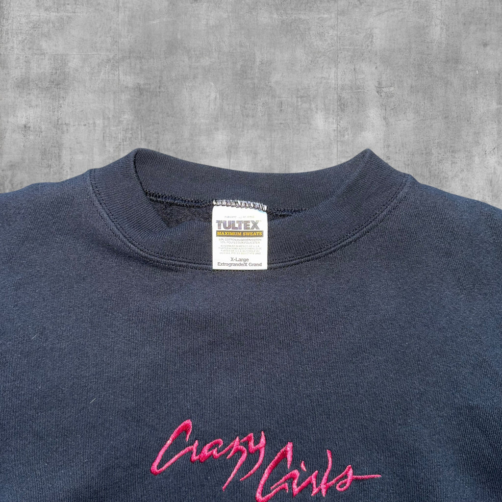 VINTAGE CRAZY GIRL LAS VEGAS SWEATSHIRT - XL