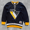 VINTAGE PITTSBURGH PENGUINS JERSEY SWEATSHIRT - M