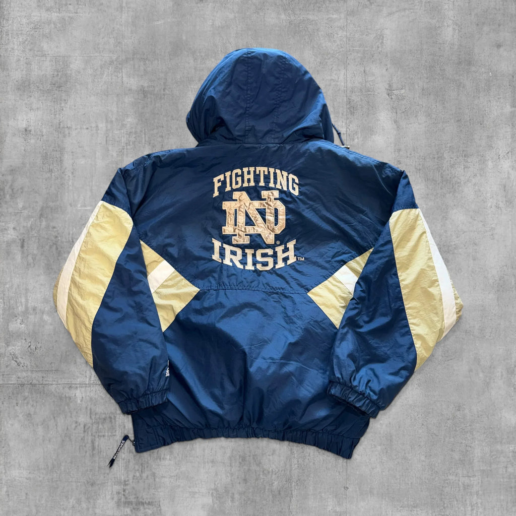 VINTAGE NOTRE DAME STARTER JACKET - XL