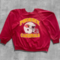 VINTAGE PHOENIX CARDINALS HELMET SWEATSHIRT - M