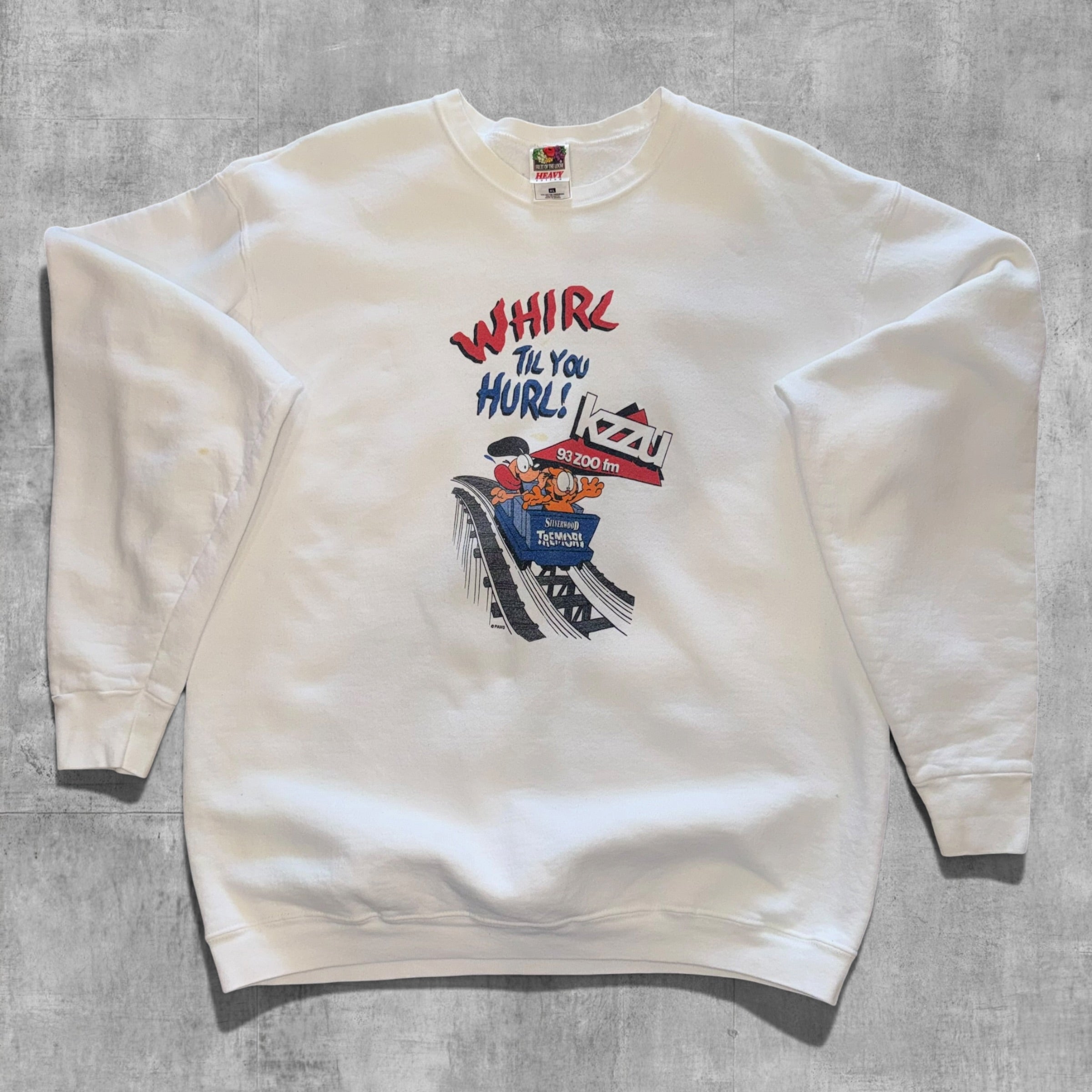 VINTAGE GARFIELD 93ZOOFM SWEATSHIRT