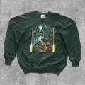 VINTAGE NORTHERN WOODS MIDNIGHT CANOE  SWEATSHIRT - M