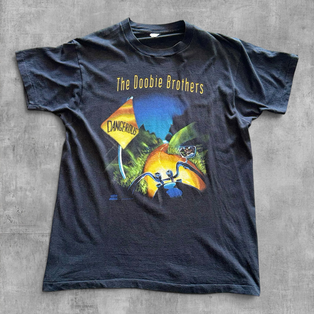 VINTAGE THE DOOBIE BROTHERS BROTHERHOOD TOUR TEE - 1991 - XL