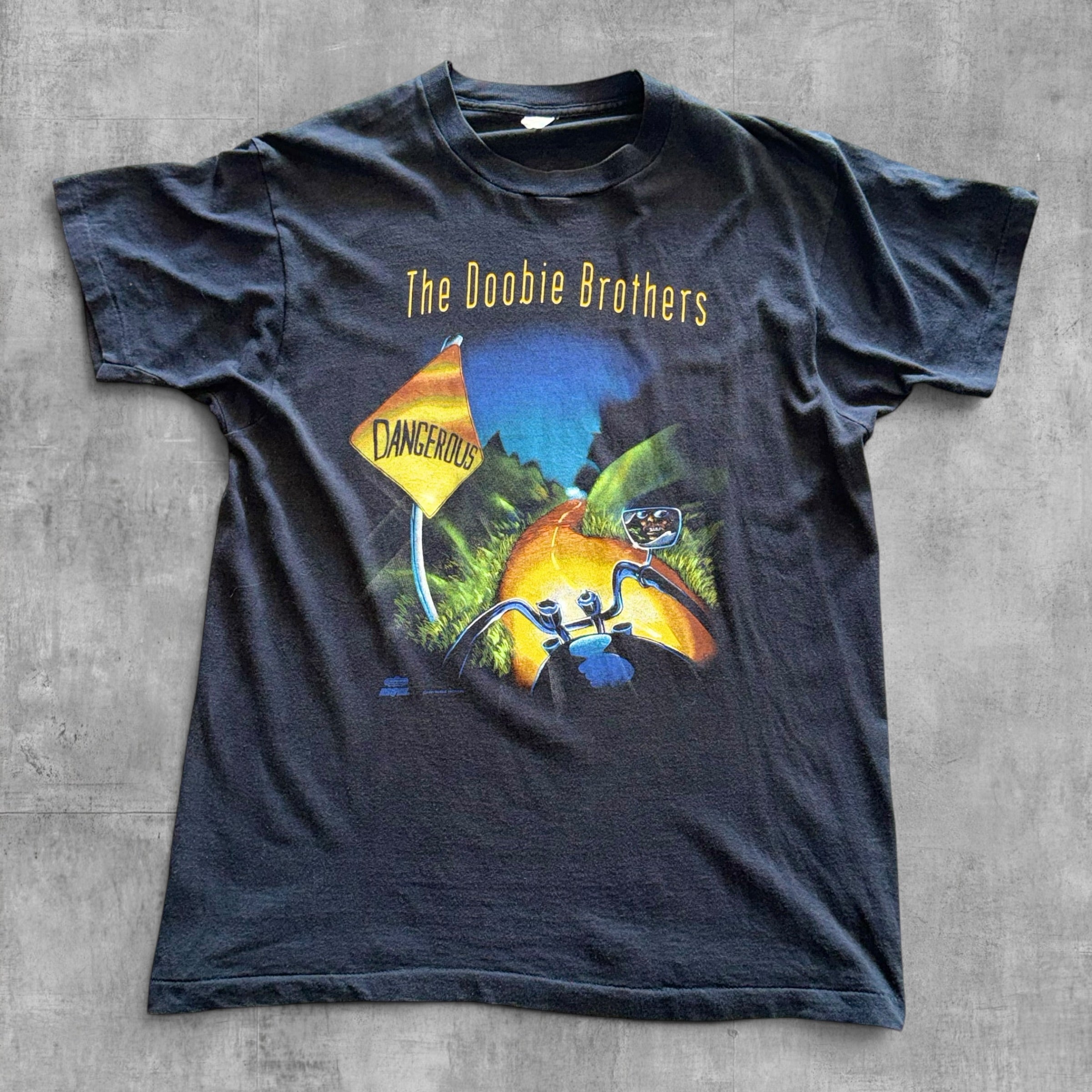 VINTAGE THE DOOBIE BROTHERS BROTHERHOOD TOUR TEE - 1991 - XL