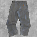 CARHARTT OLIVE DUNGAREE FIT CARPENTER PANT - 32X34