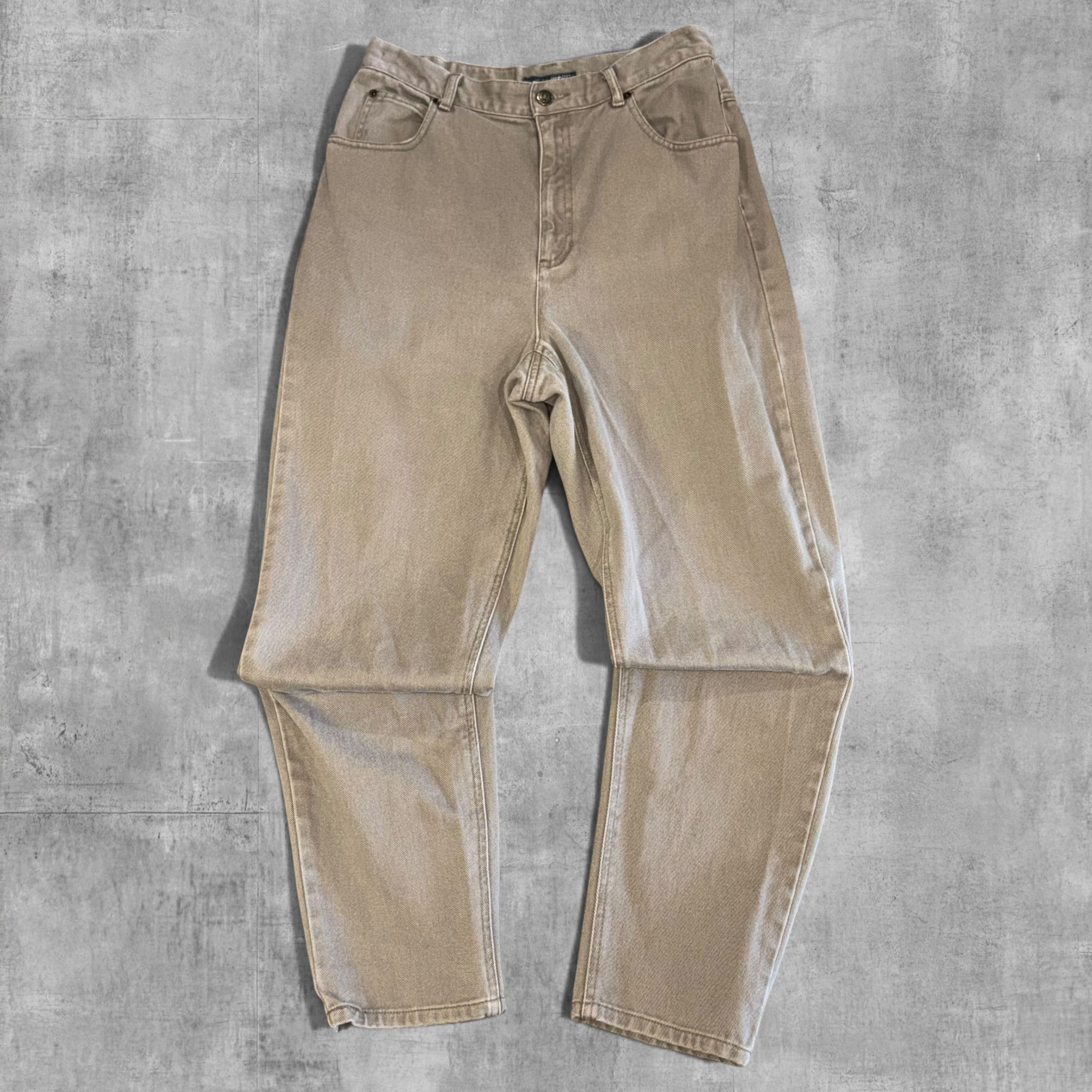 VINTAGE LIZ WEAR RELAX FIT KHAKI DENIM - 10X30