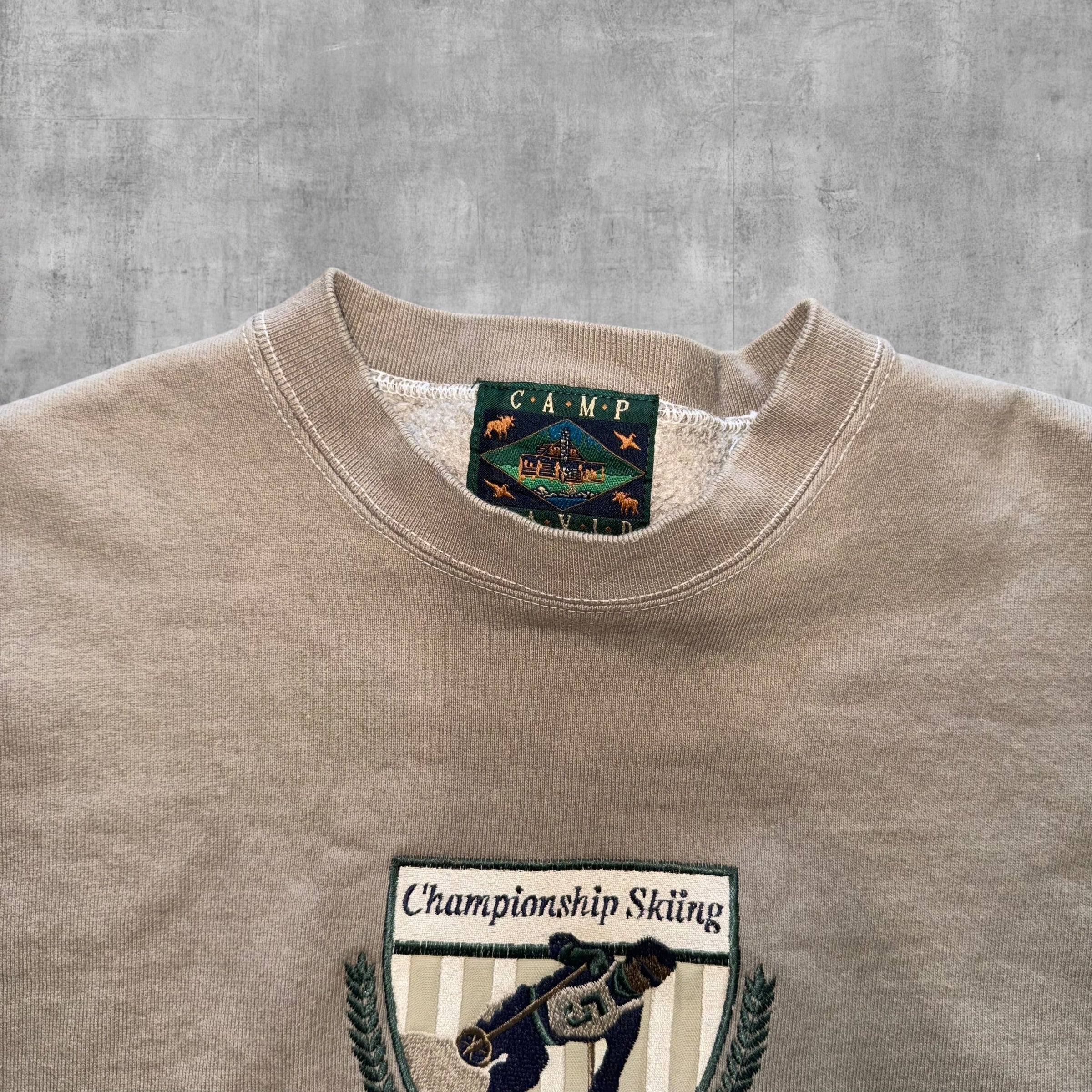 VINTAGE MT SHASTA SKI PARK SWEATSHIRT - L
