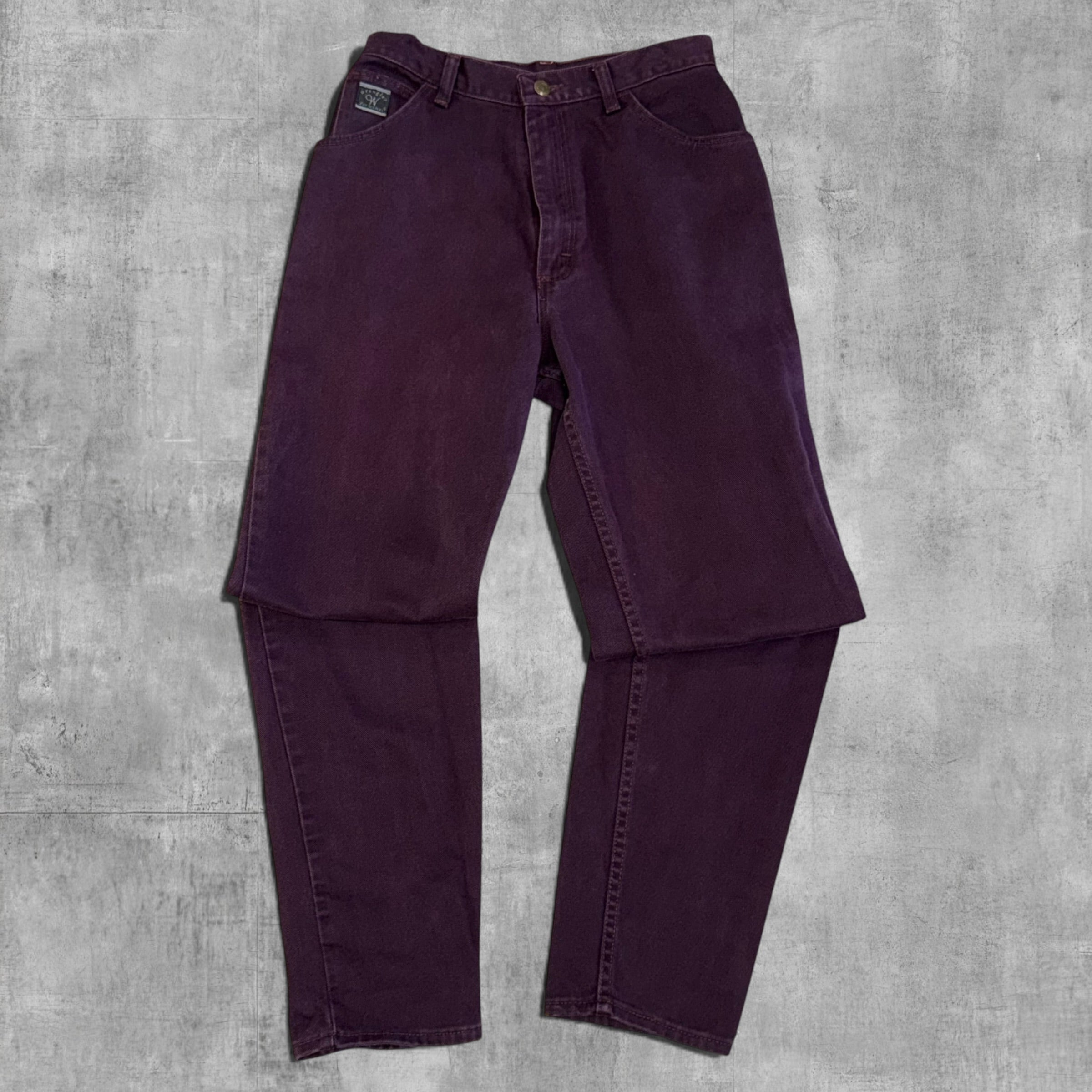 VINTAGE WRANGLER RELAX FIT PURPLE DENIM - 8X30