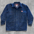 BEN DAVIS DENIM BLANKET LINED CHORE JACKET - XL