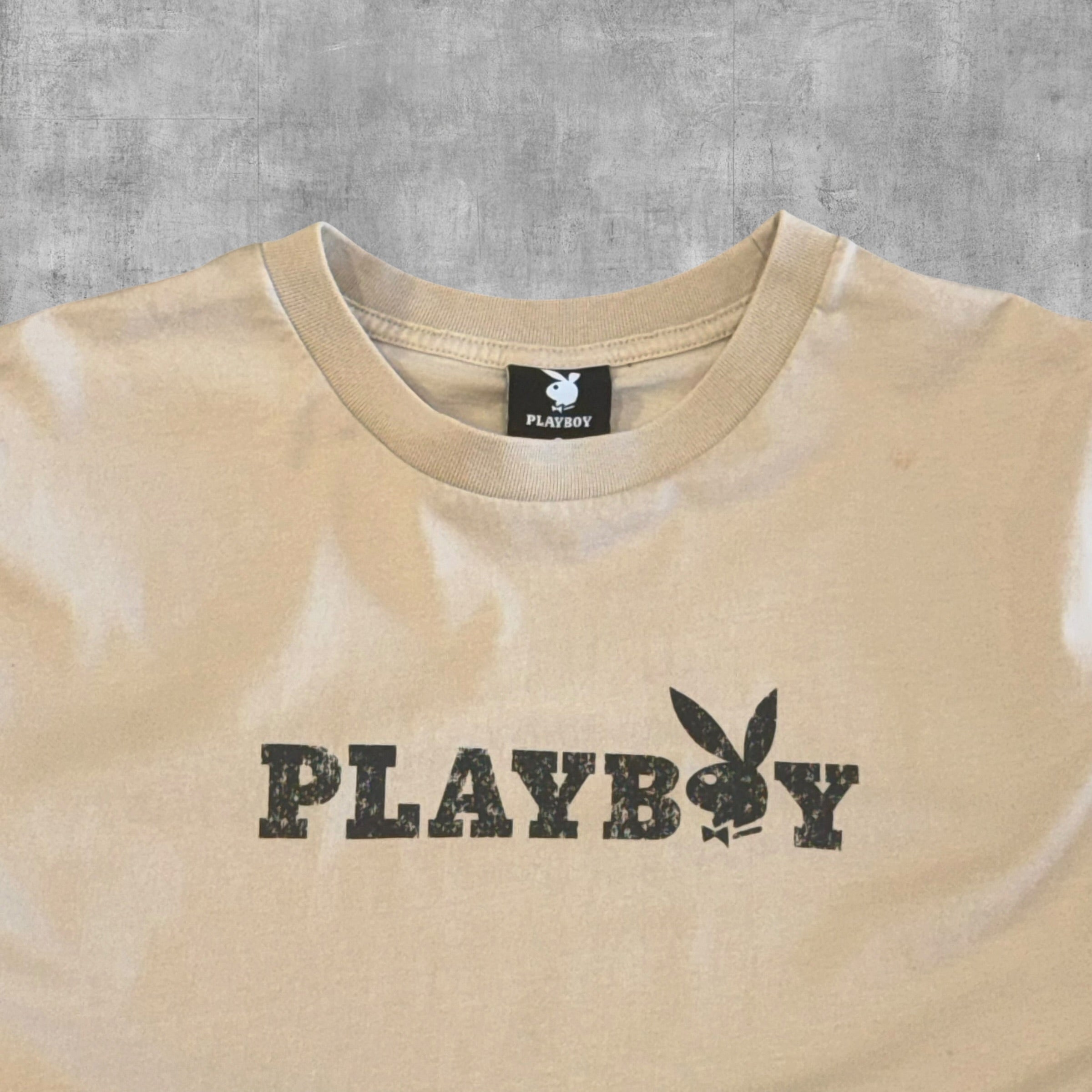 PLAYBOY SPELL OUT TEE - M