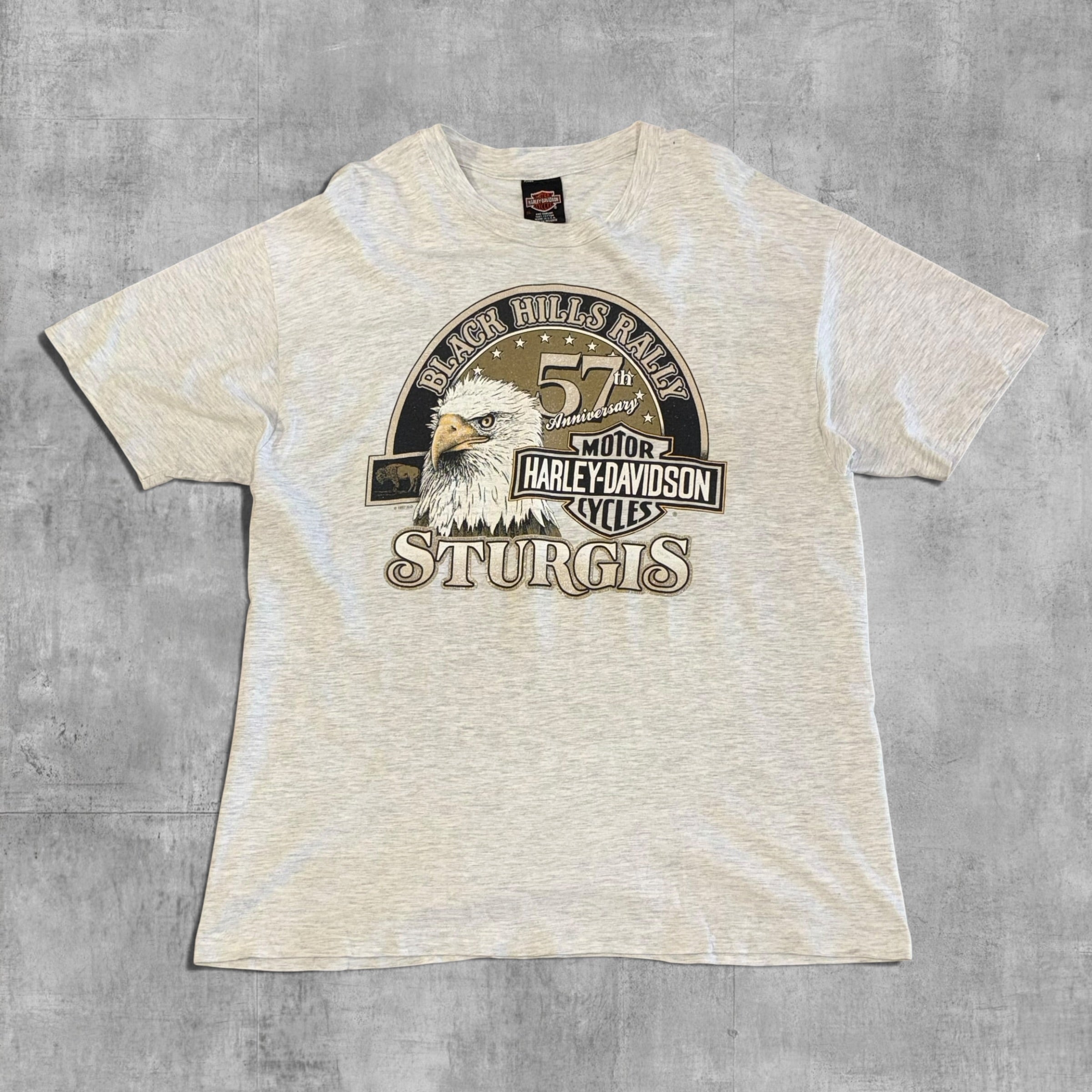 VINTAGE HARLEY DAVIDSON 57TH STURGIS SOUTH DAKOTA - XL - 1997