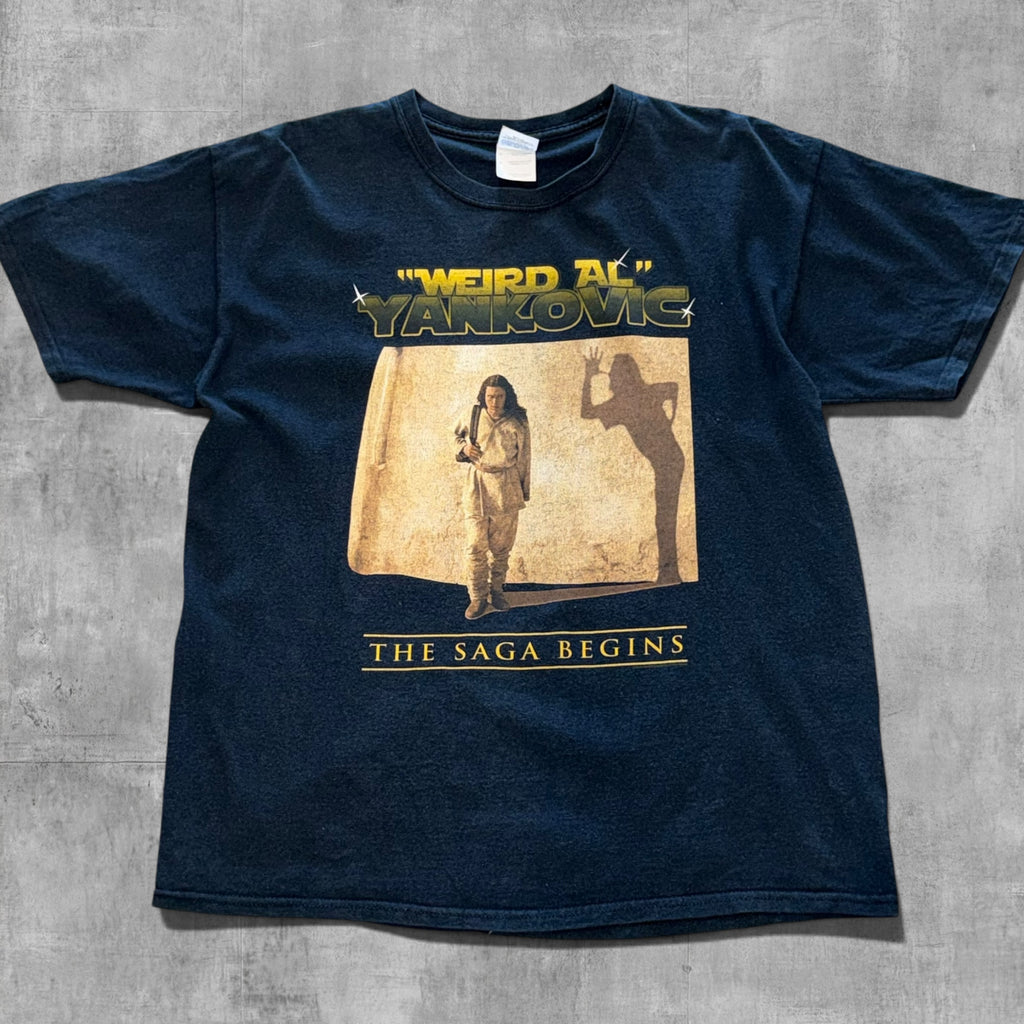 WEIRD AL YANKOVIC THE SAGA BEGINS TEE - 2010 - L