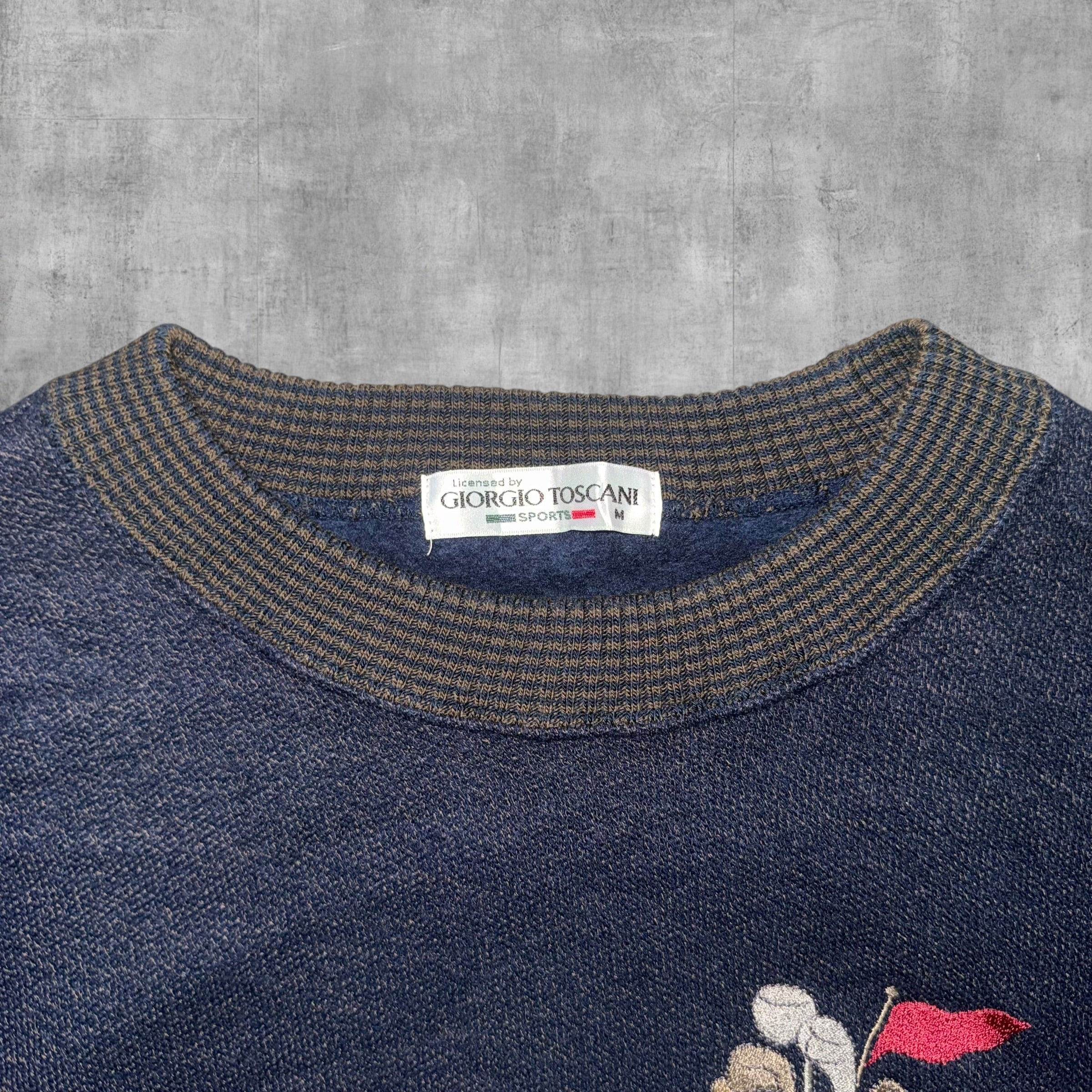VINTAGE GIORGIO TOSCANI KNITTED SWEATSHIRT - M