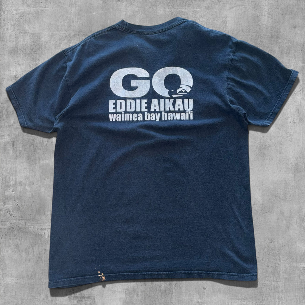 VINTAGE EDDIE AIKAU QUICKSILVER TEE - L