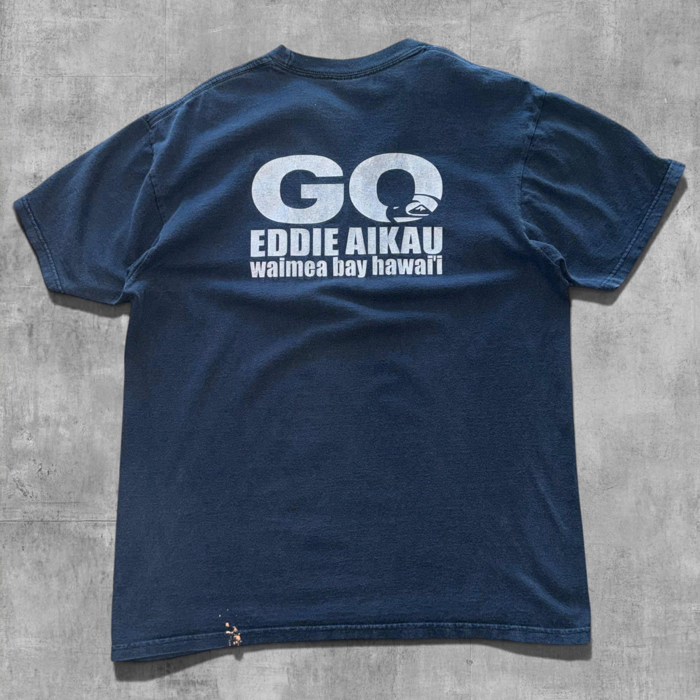 VINTAGE EDDIE AIKAU QUICKSILVER TEE - L