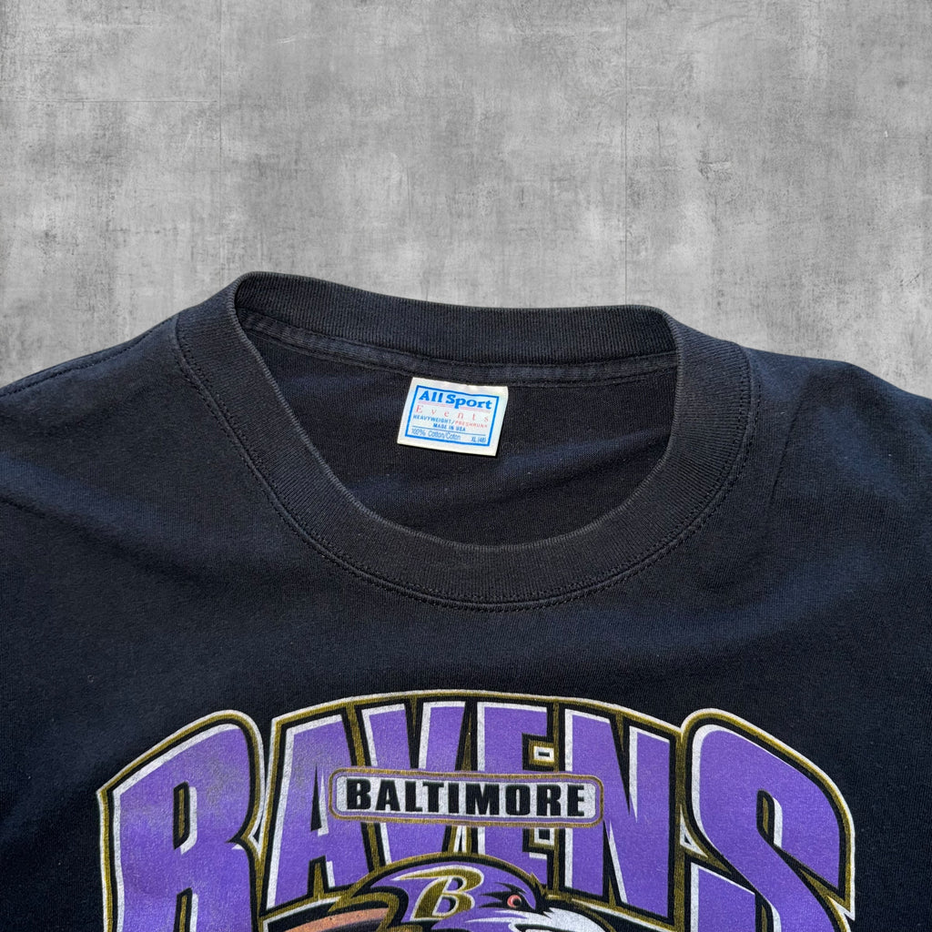 VINTAGE BALTIMORE RAVENS CHAMPIONS NFL TEE - XL