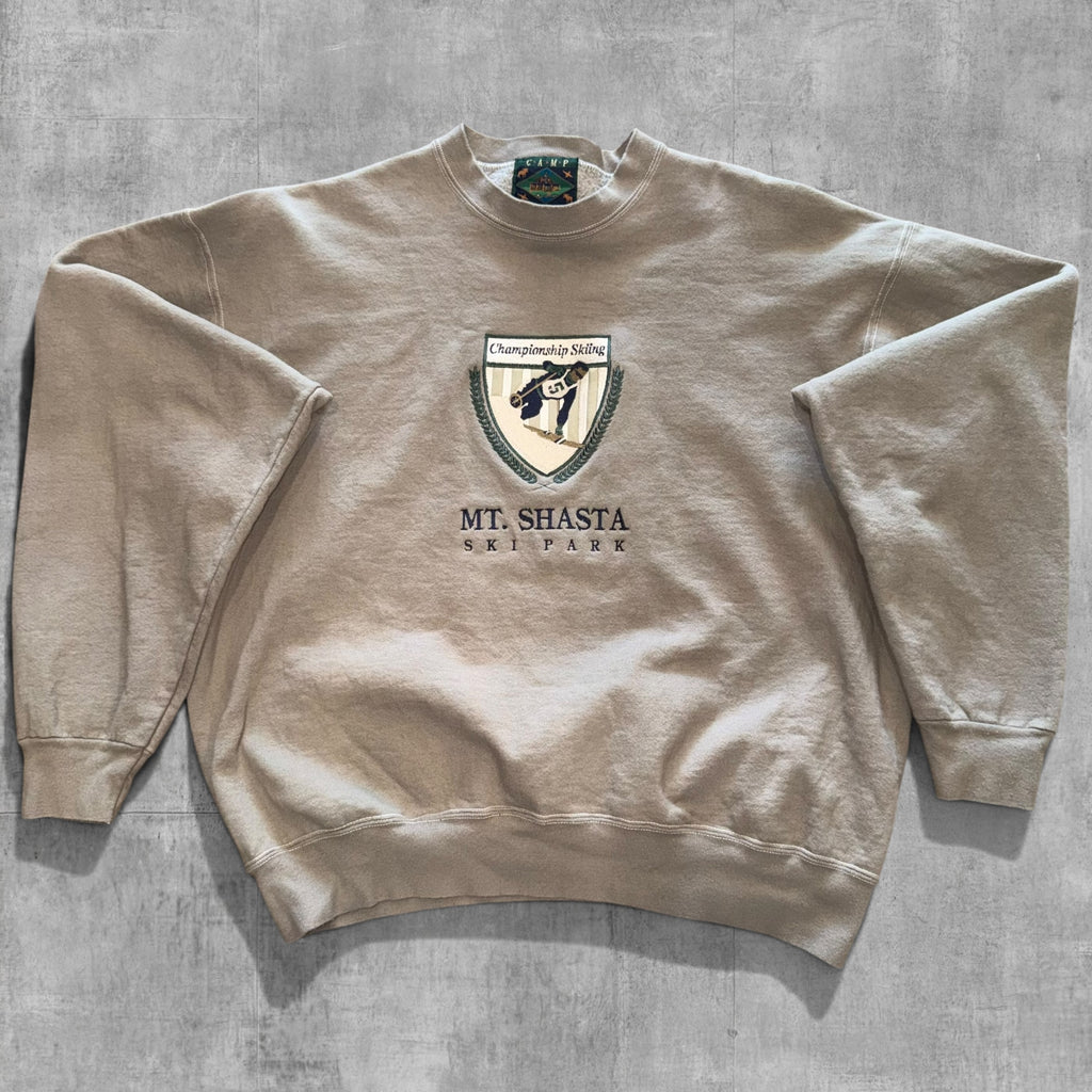 VINTAGE MT SHASTA SKI PARK SWEATSHIRT - L