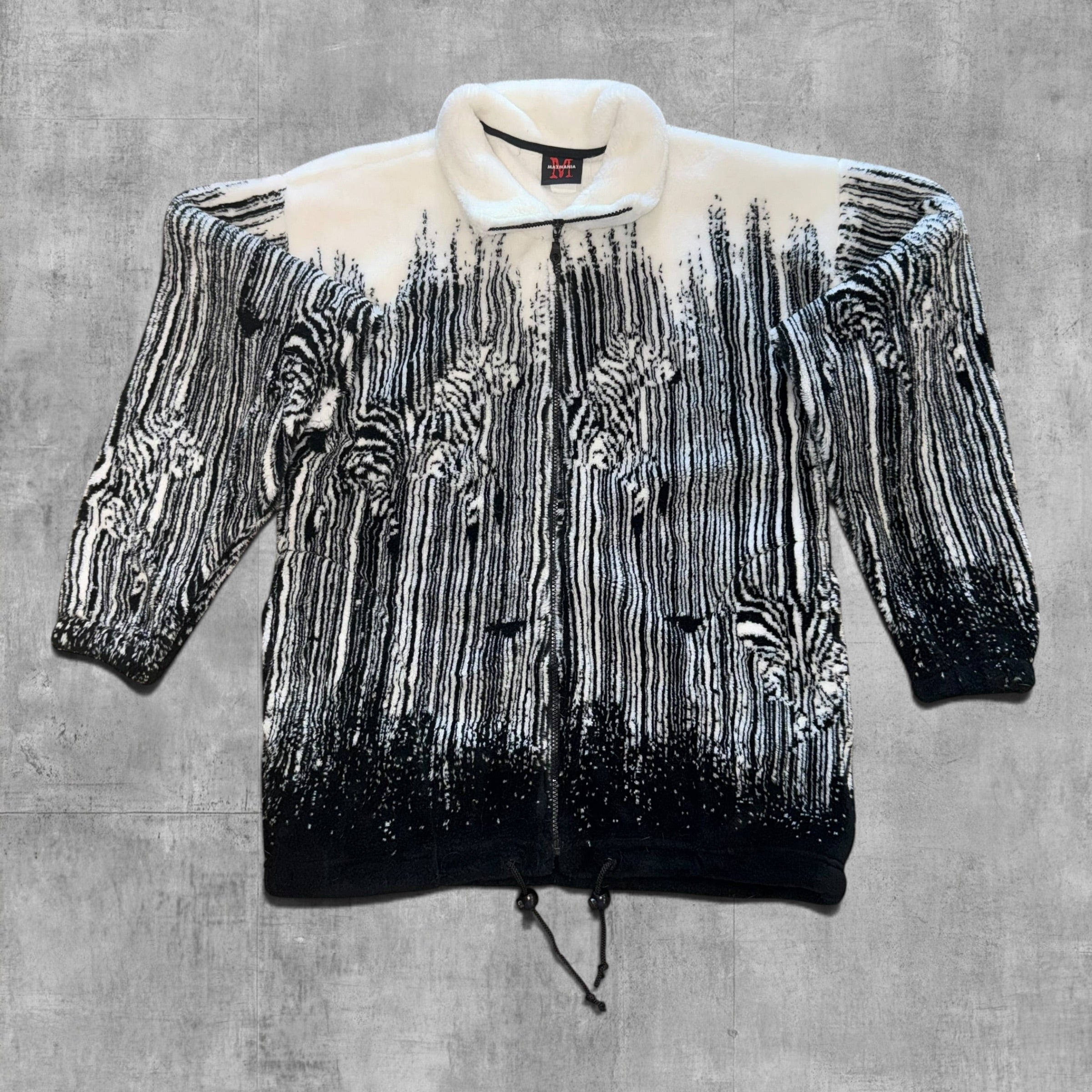 VINTAGE ZEBRA MAZMANIA FLEECE