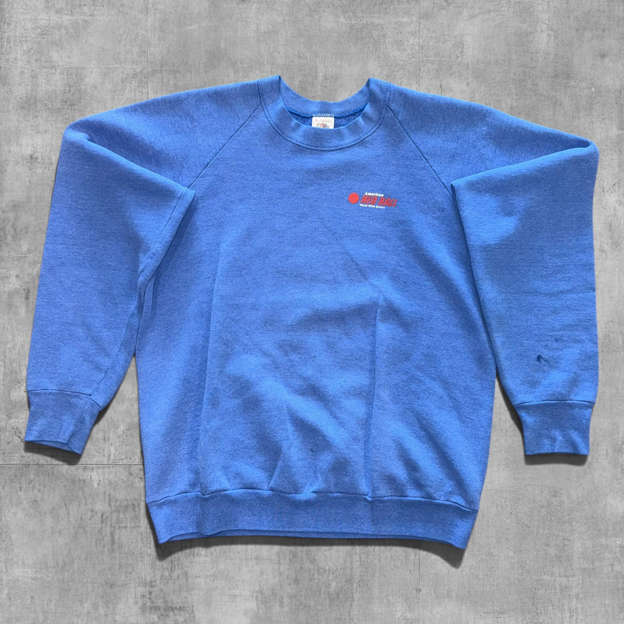 VINTAGE AMERICAN RED BALL MOVERS SWEATSHIRT - L