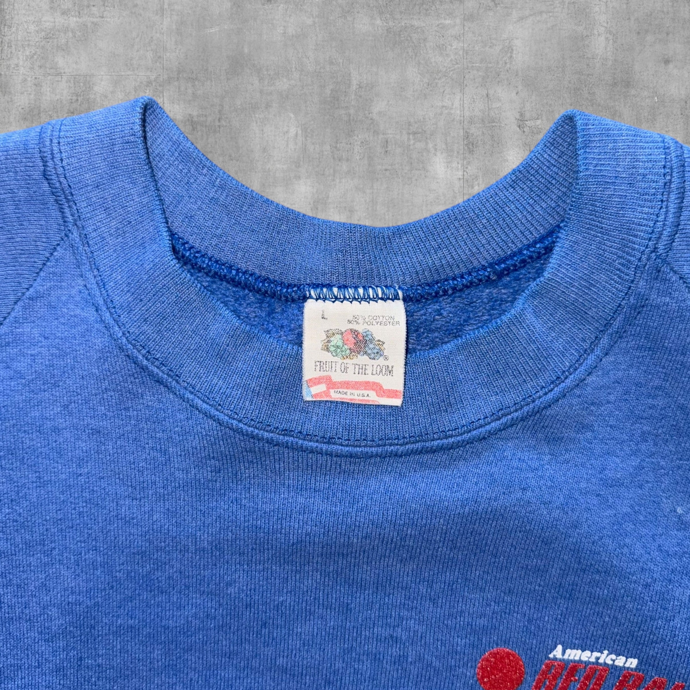 VINTAGE AMERICAN RED BALL MOVERS SWEATSHIRT - L