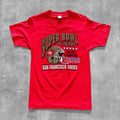 VINTAGE SAN FRANSISCO 49ERS SUPER BOWL 23 NFL TEE 1988 - Grandmaster Vintage